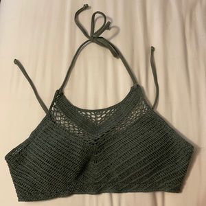 Army Green swimsuit top